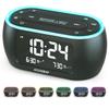 HOUSBAY Digital Alarm Clock Radio for Bedrooms, Phone-Free Wake-up with Dual Alarm, Night Light, Small Radio Clock for Bedside view 1