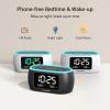 HOUSBAY Digital Alarm Clock Radio for Bedrooms, Phone-Free Wake-up with Dual Alarm, Night Light, Small Radio Clock for Bedside view 2