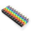 Digital Number Tube Wire Number Label Tube Cable Marker Colorful(100PCS KCM-4MM 4mm), Microcomputer Protection Device view 2