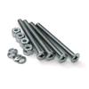 GG Grand General 69986 Chrome 1/4 Inches Dia. X 3 Inches Long Screw Set for Floor Mounting Stand view 1