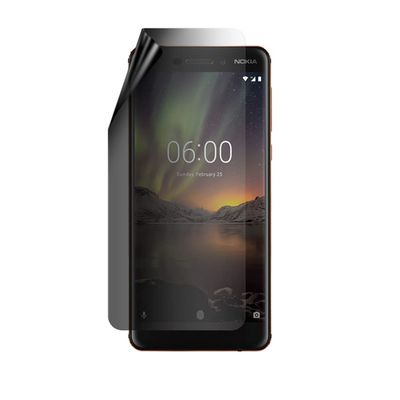 celicious Privacy Lite 2-Way Anti-Glare Anti-Spy Filter Screen Protector Film Compatible with Nokia 6.1 (2018)