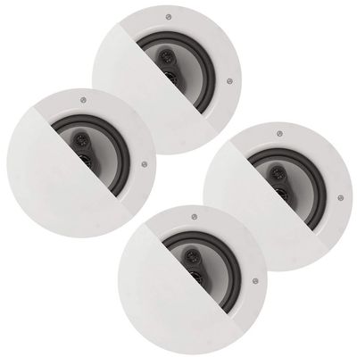 Acoustic Audio CSic64 Frameless in Ceiling 6.5" Speaker 2 Pair Pack 3 Way Home Theater Speakers