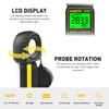 Digital Lux/Foot Candle Light Meter, AIOMEST Illuminance Lumen Tester 0.01~400,000 Lux, Handheld Luxometro AI-881D for LED Plant Grow Lighting, Luxmeter w/Data Logging & Rotatable Detector view 2