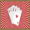 10x6.5ft Vinyl Casino Backdrops Playing 4A Cards Radiate Brilliant Light Photo Backgrounds Poker Decorations Hip hop Graffiti Wall Themed for Adults Background Studio Props Booth LYLS1102 for Party De view 3