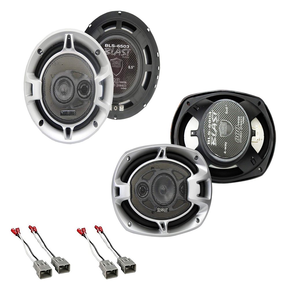 Absolute USA BLS6569-7800 Compatible with Honda Accord 1986-1997 Factory Speaker Replacement