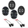 Absolute USA SP654 Compatible with Chevy Trailblazer 2002-2009 6.5" 4 Way Car Speakers 500 Watts Max Power Factory Speaker Upgrade with Aftermarket Harness view 1