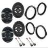 Absolute USA SP654-HSB524 2 Set of 6.5" Speakers Compatible with Honda Civic 2006-2011 Factory Speaker Replacement view 1