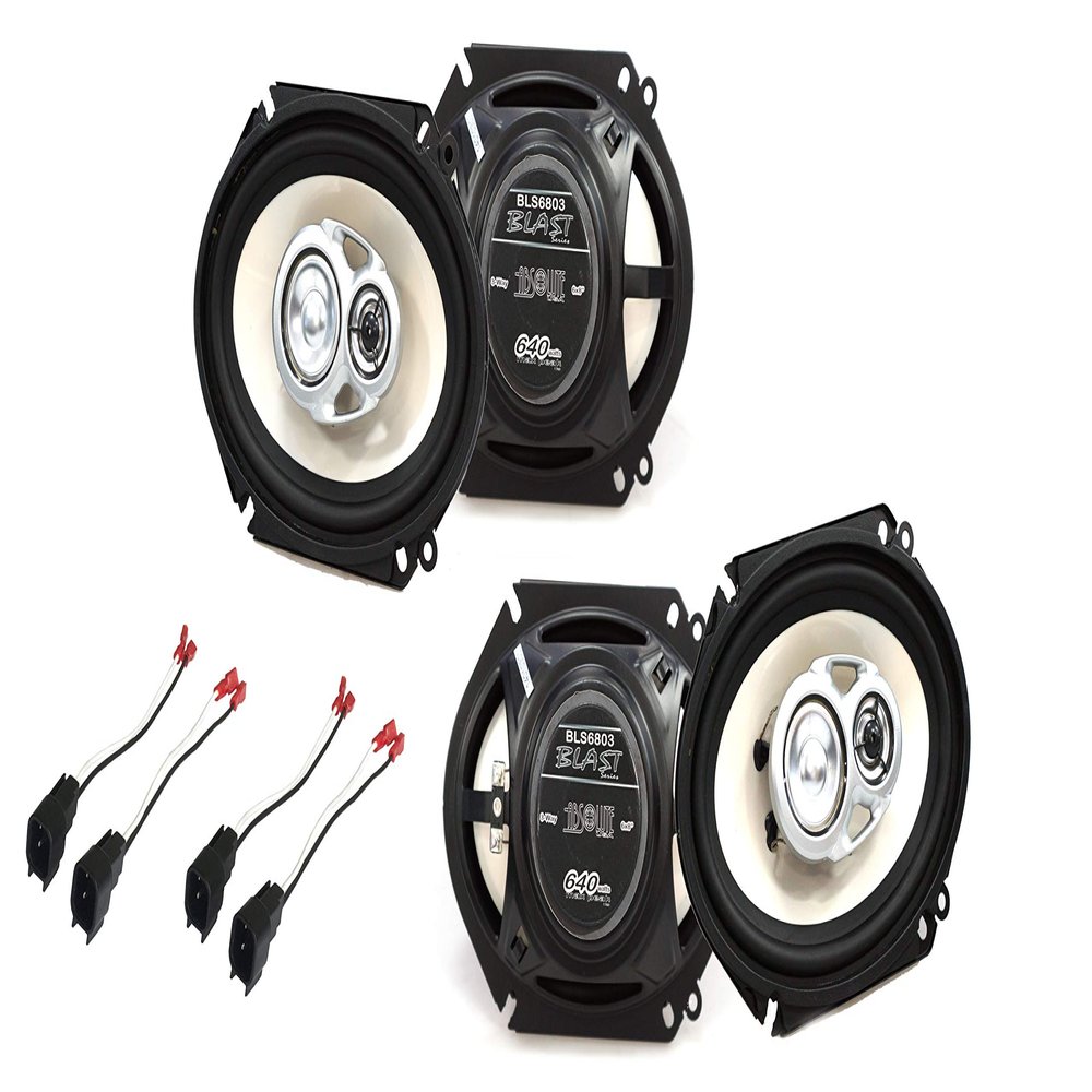 Absolute USA BLS6803-5600 Compatible with 2005-2012 Ford F-250/350/450/550 OEM Speaker Upgrade