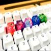1 Pcs Handmade Koi Fish R4/Esc Resin Artisan Keycap Shine Through Translucent Backlit Key Cap OEM Profile for Cherry MX RGB Switch Gaming Mechanical Keyboards Replacement (Kit 3) view 4