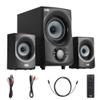 Acoustic Audio by Goldwood Bluetooth 2.1 Speaker System 2.1-Channel Home Theater Speaker System, with Optical/Aux/USB/SD Inputs Black (AA2172) view 1