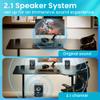 Acoustic Audio by Goldwood Bluetooth 2.1 Speaker System 2.1-Channel Home Theater Speaker System, with Optical/Aux/USB/SD Inputs Black (AA2172) view 3