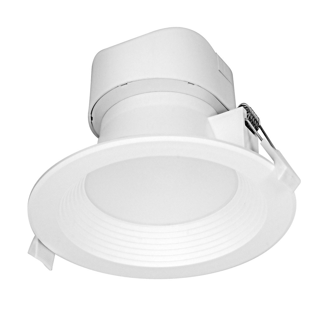 Satco 9 Watt LED Direct Wire Recessed Downlight, 5-6 Inch, 5000K, White