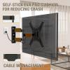 Mounting Dream TV Wall Mount for Most 26-55" TVs , TV Mount Full Motion with Swivel Articulating Arm , Perfect Center Design Wall Mount TV Bracket , up to VESA 400x400mm and 77 lbs Loading MD2418-MX view 2