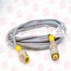 TURCK RK 4.4T-4-RS 4.4T Cordset, Straight M12 Male 4 pos to Straight M12 Female 4 pos, Gray, 4 cond., 4 Meters, PVC view 1