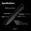 Spartan Blades SBSL003BKBK Damysus Fixed Blade Knife view 2