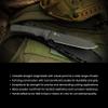 Spartan Blades SBSL003BKBK Damysus Fixed Blade Knife view 3