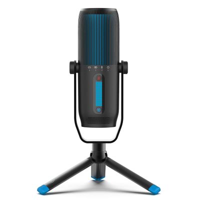 JLab Talk Pro USB Microphone, USB-C Output, Cardioid, Omnidirectional, Stereo, Bidirectional, 192k Sample Rate, 20Hz-20kHz Frequency Response, Volume, Gain Control, Quick Mute, Plug & Play
