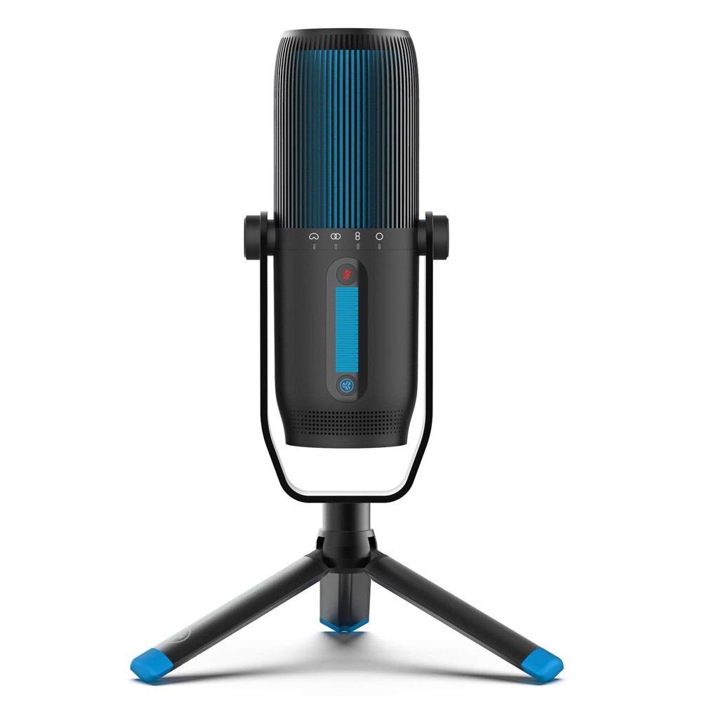 JLab Talk Pro USB Microphone, USB-C Output, Cardioid, Omnidirectional, Stereo, Bidirectional, 192k Sample Rate, 20Hz-20kHz Frequency Response, Volume, Gain Control, Quick Mute, Plug & Play