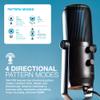 JLab Talk Pro USB Microphone, USB-C Output, Cardioid, Omnidirectional, Stereo, Bidirectional, 192k Sample Rate, 20Hz-20kHz Frequency Response, Volume, Gain Control, Quick Mute, Plug & Play view 4