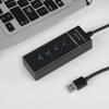 4 Port USB3.0 HUB - 5Gbps Charging Dock Station - Ultra-Slim - Plug & Play with LED - Charging Hub Adapter - for Phone/Tablet/PC/Windows view 1