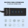 4 Port USB3.0 HUB - 5Gbps Charging Dock Station - Ultra-Slim - Plug & Play with LED - Charging Hub Adapter - for Phone/Tablet/PC/Windows view 2