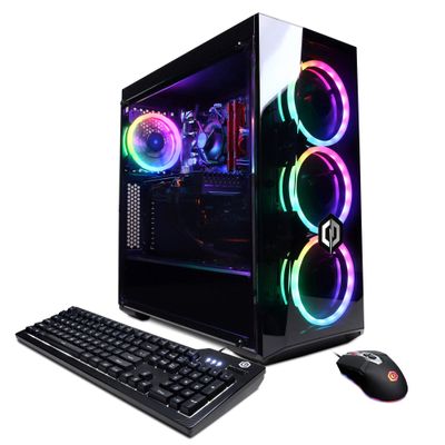 CyberpowerPC Gamer Xtreme VR Gaming PC, Intel Core i7-10700 2.9GHz, 16GB DDR4, NVIDIA GeForce GTX 1660 Super 6GB, 1TB PCI-E NVMe SSD, WiFi Ready & Win 10 Home (GXiVR8560A2, Black)