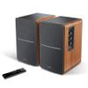 Edifier R1280DBs Active Bluetooth Bookshelf Speakers - Optical Input - 2.0 Wireless Studio Monitor Speaker - 42W RMS with Subwoofer Line Out - Wood Grain view 2