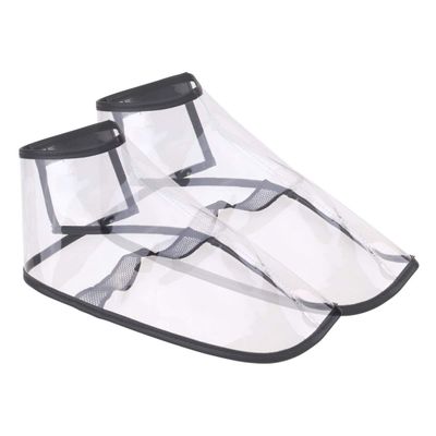 Beaupretty 1pair Barber Shoes Cover Transparent Hairdressing Accessory for Haircut Keeps Broken Hair Shoes Made of Tpu Material for Stylists and Food Service Professionals