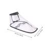 Beaupretty 1pair Barber Shoes Cover Transparent Hairdressing Accessory for Haircut Keeps Broken Hair Shoes Made of Tpu Material for Stylists and Food Service Professionals view 4