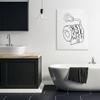 Stupell Industries 'Just Roll with It Toilet Paper', Canvas Art, 36 x 48 Inches, Easy to Hang and Sturdy, Made in USA, by Becky Thorns view 3