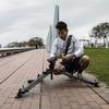 Manfrotto Nitrotech 608 Series Fluid Video Head with 645 Fast Twin Leg Carbon Fiber Tripod & Mid-Level Spreader view 2