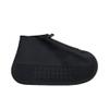 EXCEART 1pair Anti-Skid Silicone Shoes Cover Black Durable Rain Boots Protector for Outdoor Use Easy to Clean and Reusable for Mud and Splash Protection view 4