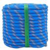 YUZENET Braided Polyester Arborist Rope (3/8 inch X 100 feet) High Strength Bull Rope for Tree Work Truck Securing Camping Swing, Blue view 1