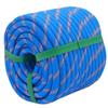 YUZENET Braided Polyester Arborist Rope (3/8 inch X 100 feet) High Strength Bull Rope for Tree Work Truck Securing Camping Swing, Blue view 2