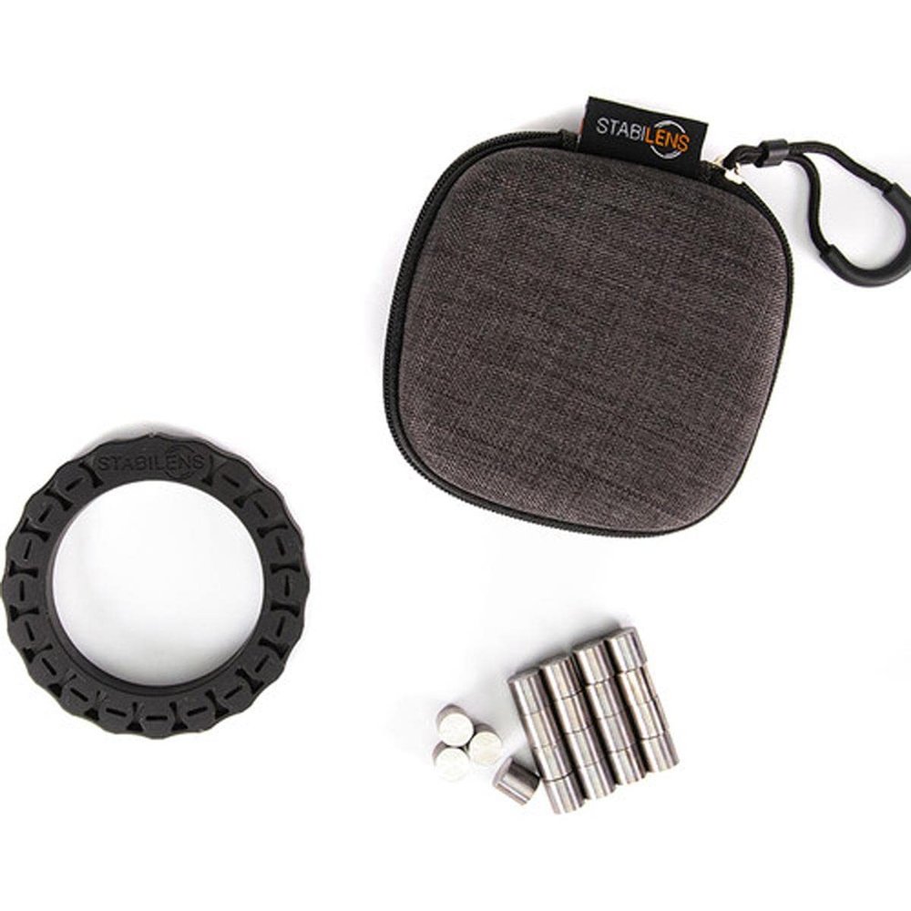 StabiLens Gimbal Stabilizer Starter Kit, Includes Gimbal Ring, 10x Tungsten Alloy Weights