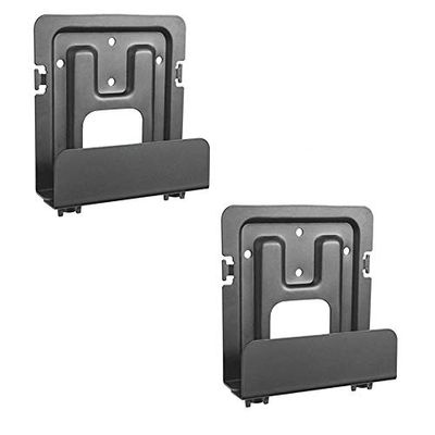 Mount Plus MP-06-02 2 Pack Cable Box Mount and Modem Mount for Wide Range of Media Players, Cable Boxes, Modems, DVD Players, Game Console (2 Pack Wide)
