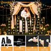 Pooqla 3FT Marquee Light Up Letters, Black Large Letter G Party Decorations view 2