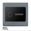 Silicone Bumper for Samsung T7. T7 Touch Portable SSD - 1TB, 2TB, 500GB, USB 3.2, Strong-Shock Absorbing, Slip-Resistant- Black (Gray) view 2