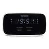 AIWA CRU-19BK: Black Digital Dual USB Charging Alarm Clock Radio for Smartphones and Tablets Charging view 2