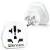LENCENT World to US Plug Adapter, [2 Packs] European EU Europe/UK/Australia/China/Italy to USA American Outlet Power Adaptor Travel Plug Adapter view 1