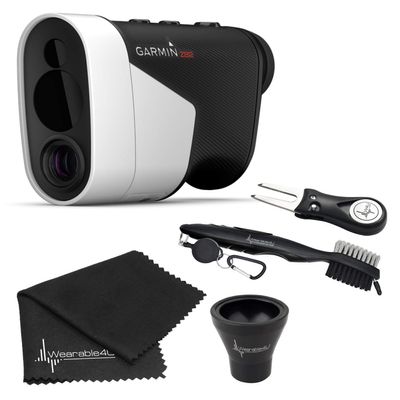 Wearable4U - Garmin Approach Z82 (2020 Release) Golf GPS Laser Rangefinder with Included Lens Cloth, Carabiner and Ultimate Golf 3 Tools Bundle