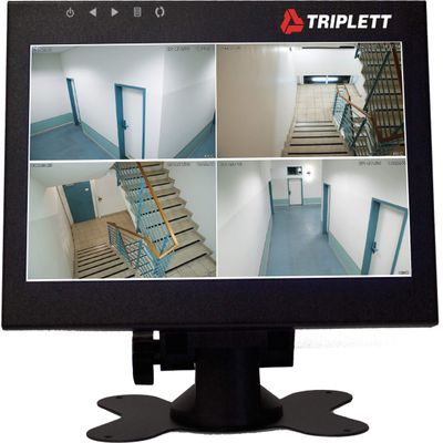 Triplett HDCM3 Compact 8-inch HD TFT LED 1280x720 Security Test Monitor with HDMI, BNC, AV/Composite