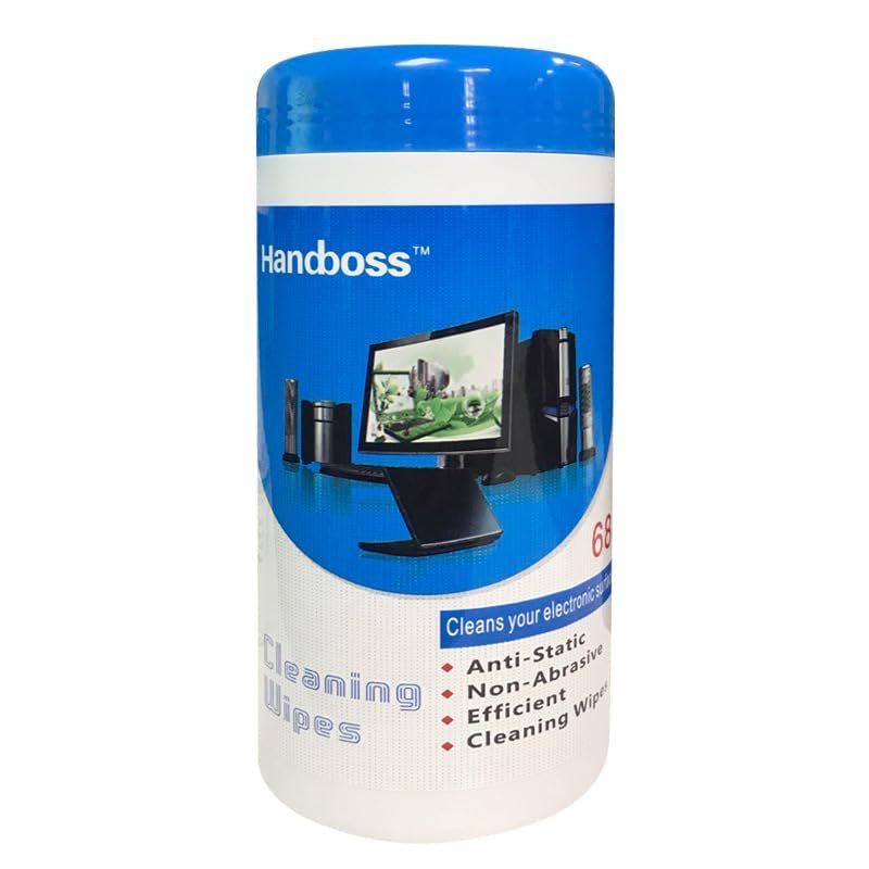 Electronics Wipes (68 PACK), Touch Screen Pre-Moistened Cleaning Wipes, Screen Cleaner Great for Camera Lens, Tablets, Laptops, Computers,Keyboards,TVs,Phones,Monitors and More