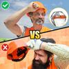 Hard Hat Sweatband, 2 Pcs Red Antiperspirant Belt Hard Hat Helmet Air Cushioned for Worker view 2