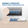 Yes4All EVA Interlocking Mats, Puzzle Floor Tiles, Foam Floor Padding with Border for Furniture, Home Space, Living Room, Garage 48 SQFT view 3