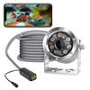Barlus Underwater Camera POE 5MP CMOS Lens 100 Wide-Angle Sea Stainless Steel with Fill Light IP68 Waterproof Camera for 24/7 koi Pond with 32ft Cable view 1