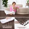 Yes4All EVA Interlocking Mats, Puzzle Floor Tiles, Foam Floor Padding with Border for Furniture, Home Space, Living Room, Garage 48 SQFT view 4