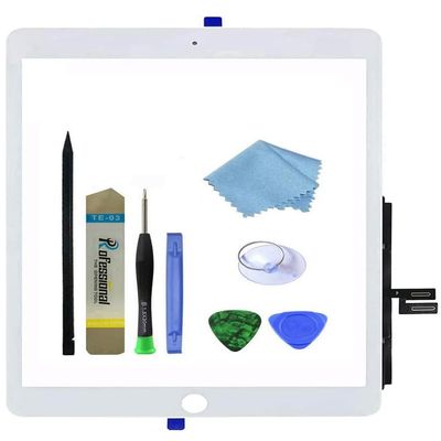 Zentop Touch Screen Digitizer for White iPad 7/8 2019 2020 7th/8th Generation 10.2" A2197 A2198 A2200 A2270 A2428 A2429 A2430 Front Glass Assembly Replacement with Toolkit (Without Home Button)