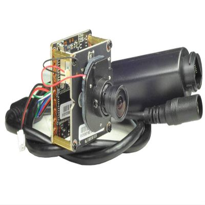 Wired POE IP Board Camera POE Network Module BlueFishcam IP Security Board Camera for DIY/Repair/Upgraded (5MP, 3 Lenses)
