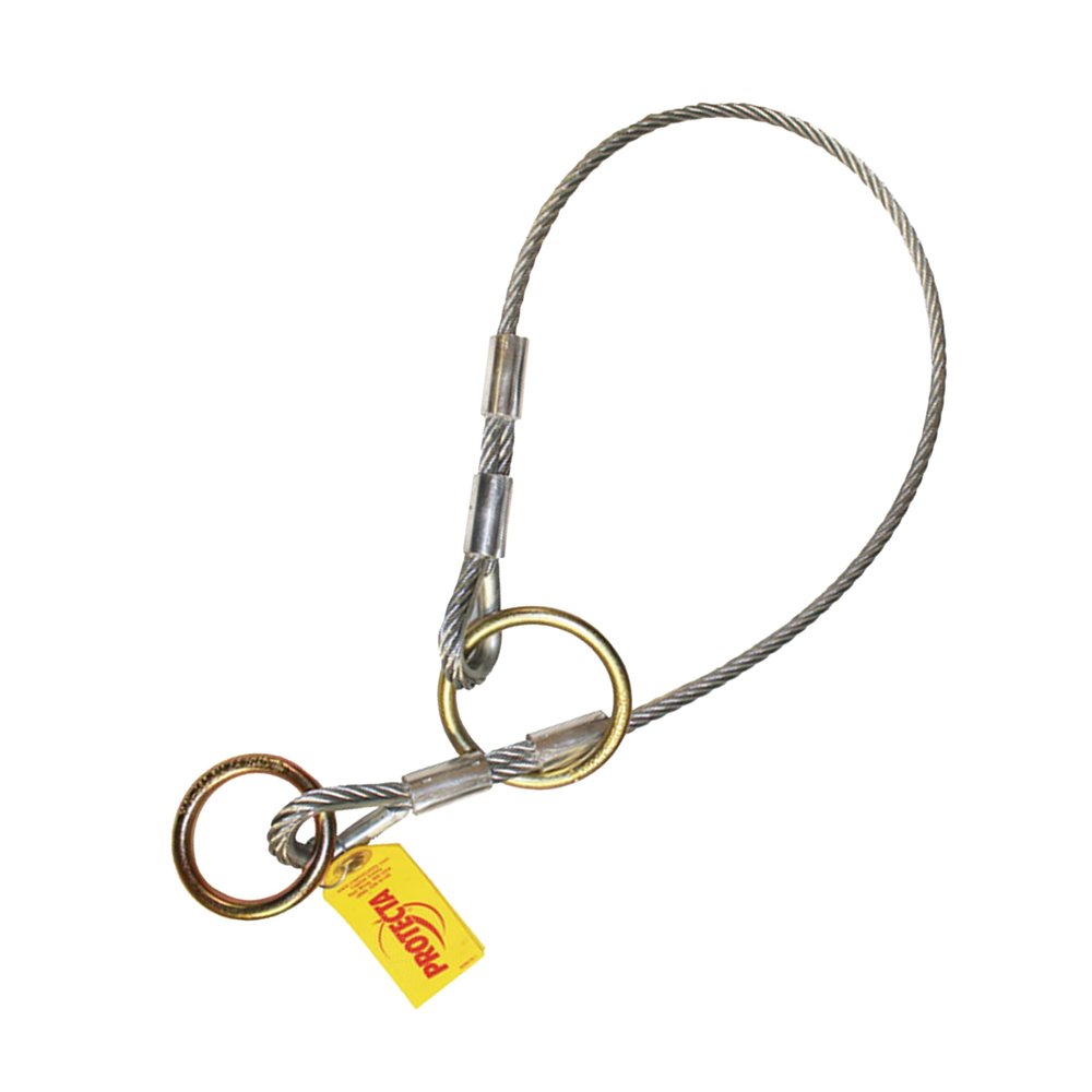3M PROTECTA Cable Tie-Off Adaptor 2100193, Silver, 6 ft. (1.8m), 1 EA